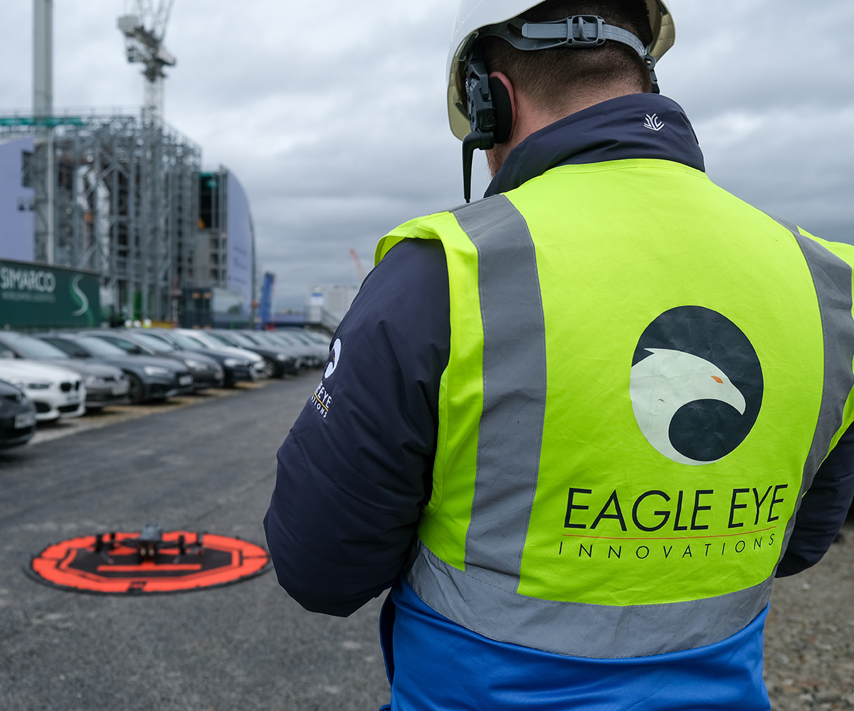 Drones in construction, progress imagery, drone imagery